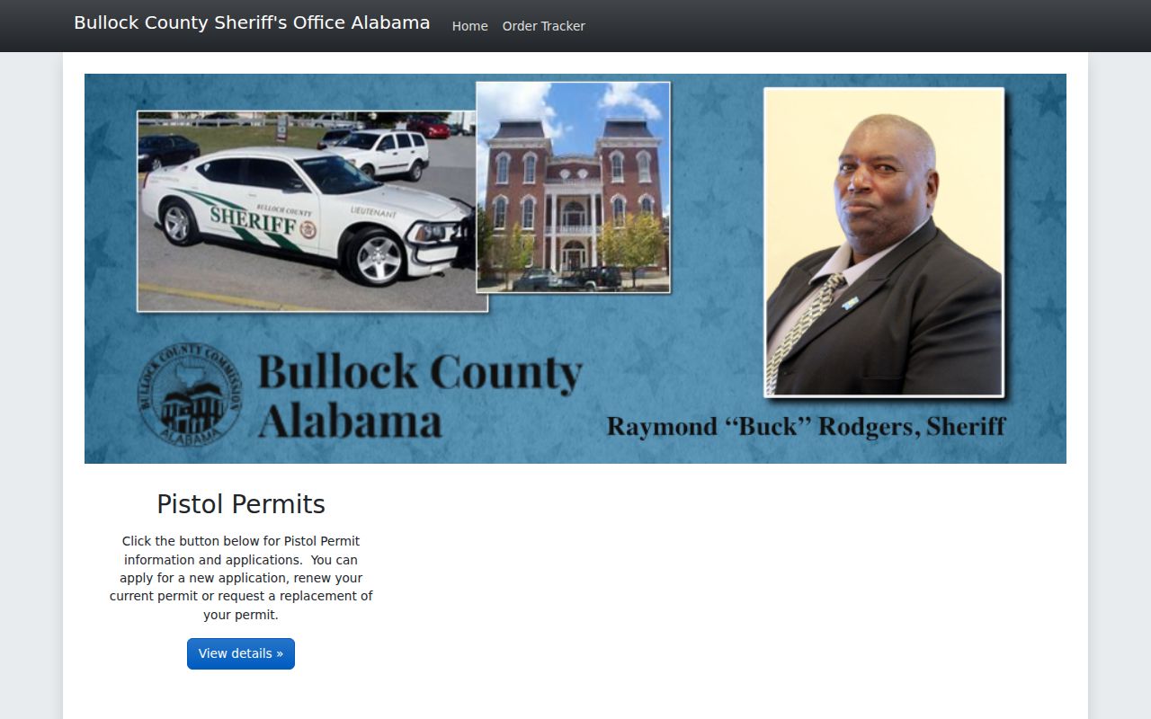 Bullock County inmate records sheriff Permitium entry page
